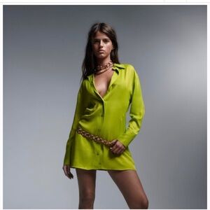 Zara Mini Shirt Dress - size Large